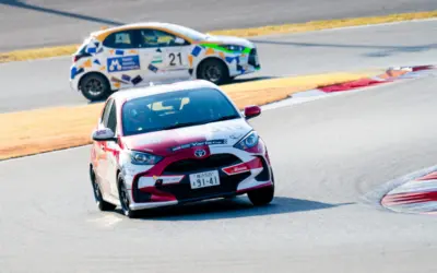 モータースポーツ「Yaris Cup 関東シリーズ第3戦」の写真撮影