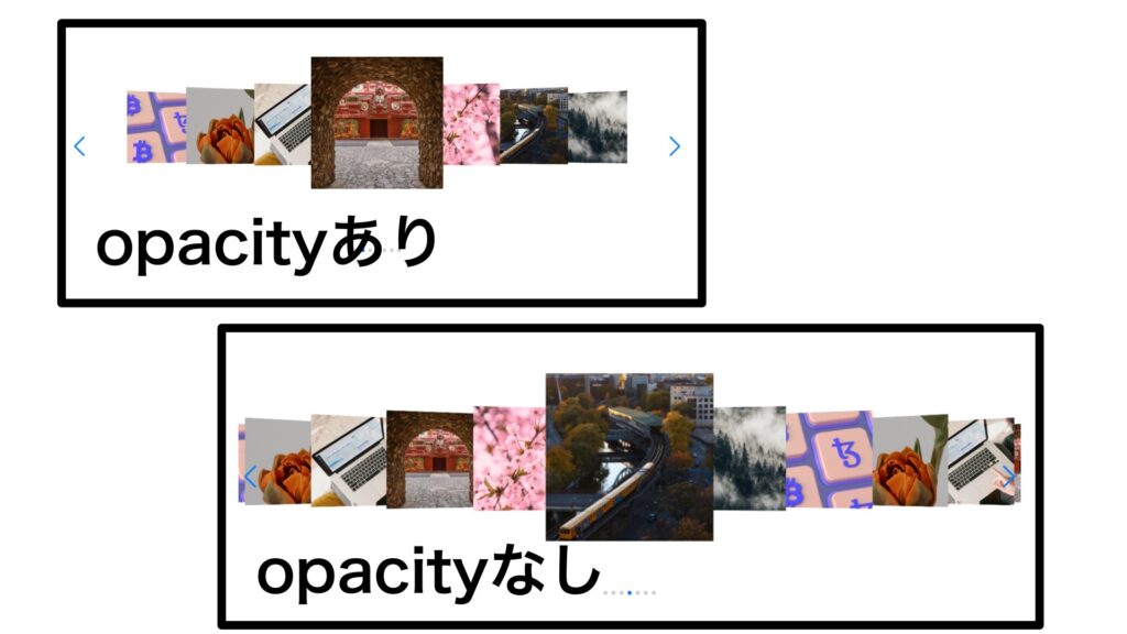 スライド画像の透過設定