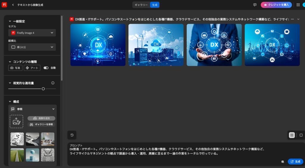 Adobe Fireflyで生成した画像